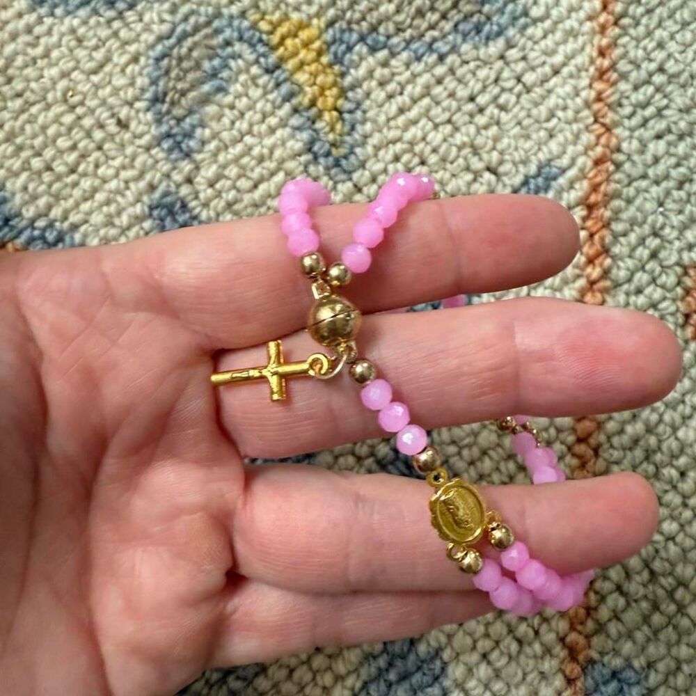 Pink Bracelet Rosary
